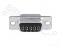 D-Sub Stekker DB9 9pins RS232 connector female
